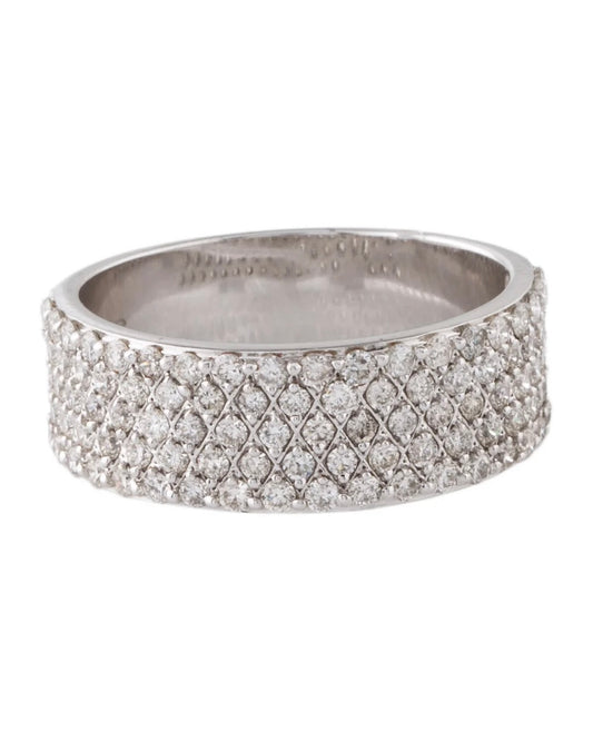 1.0 carat Natural Diamond Ring | set in 14k white gold